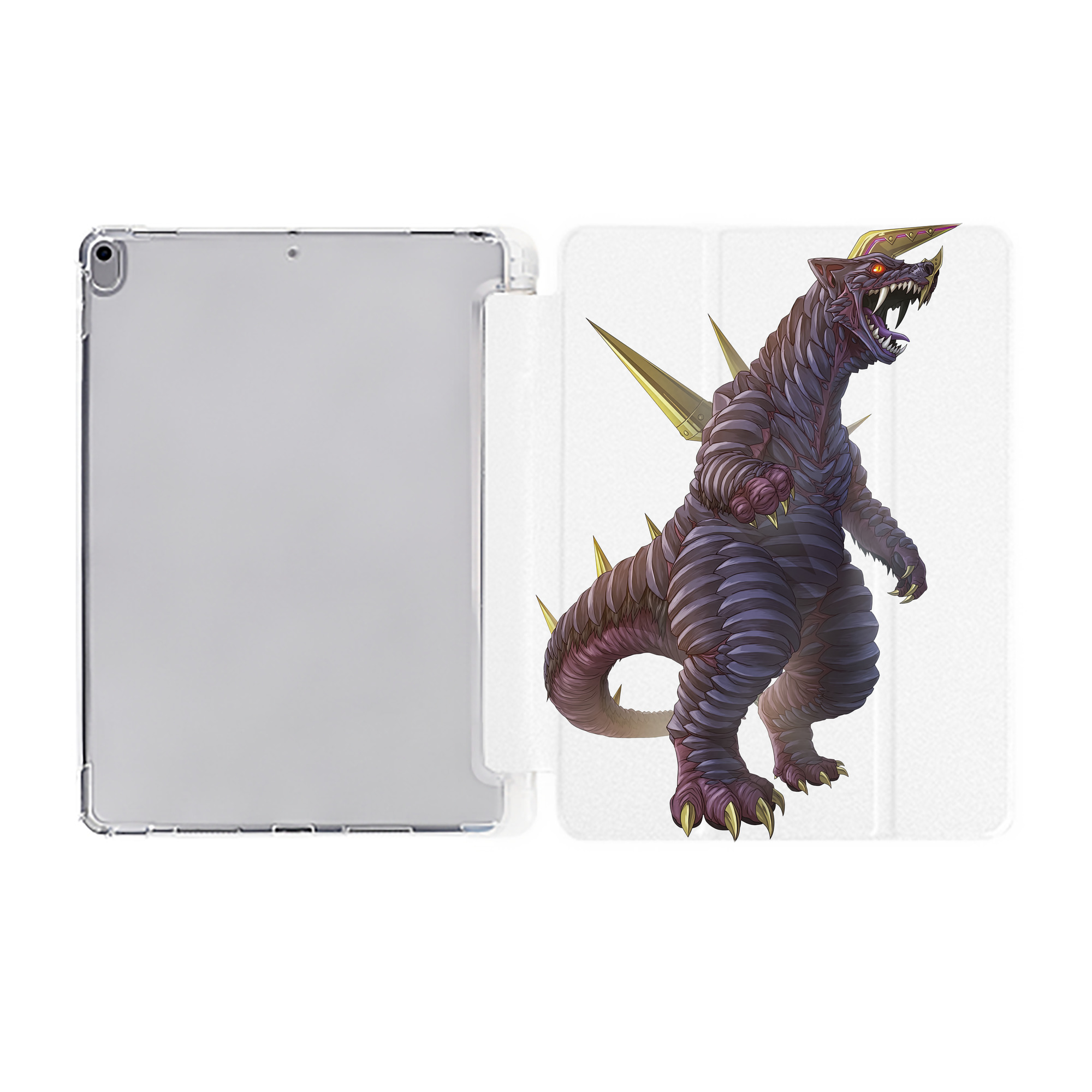 （画像用） ウルトラマン Ultraman IPad ケース ペン収納付き 三つ折りスタンド PUレザー×シリコン 対応機種9.5/10.5/10.9インチ